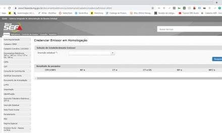 Credenciamento no SIARE para emissão da NFe em Minas Gerais