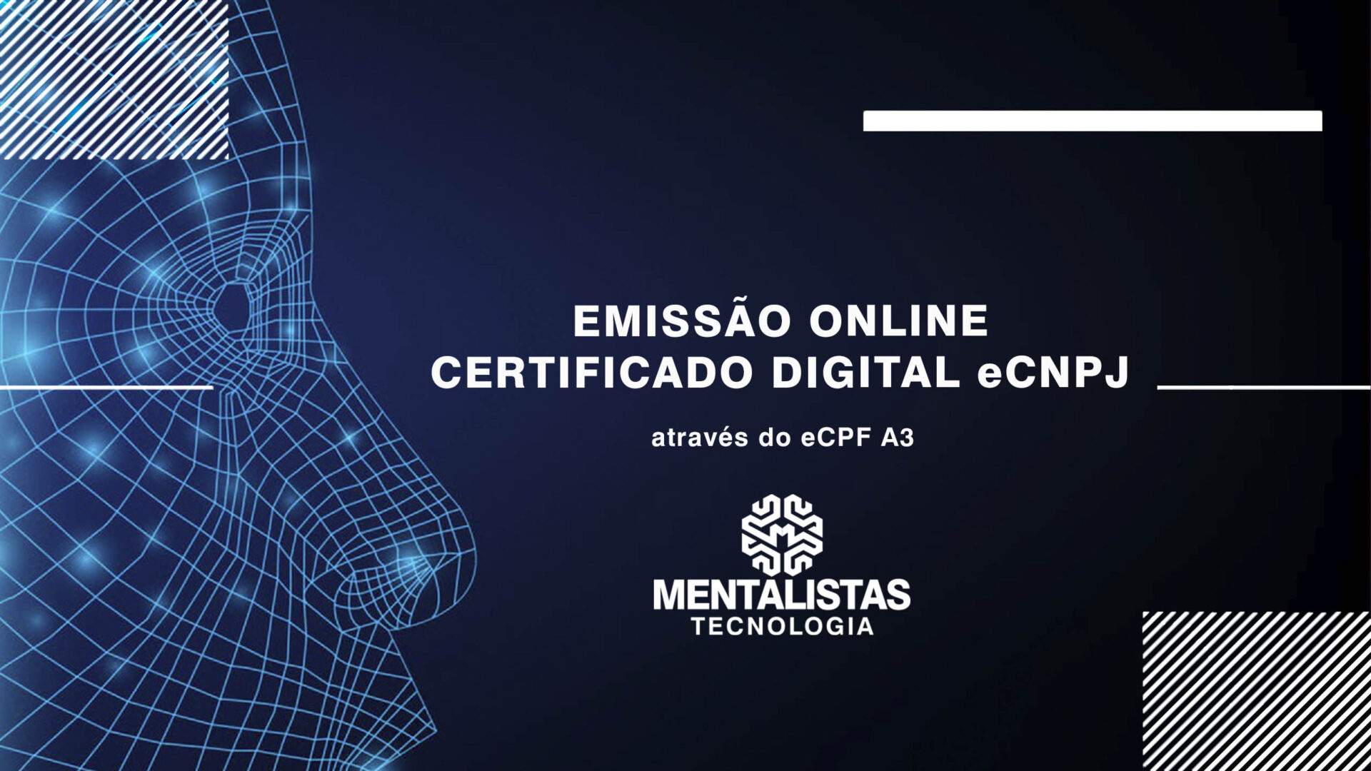 Emissão online do Certificado Digital eCNPJ através do eCPF A3